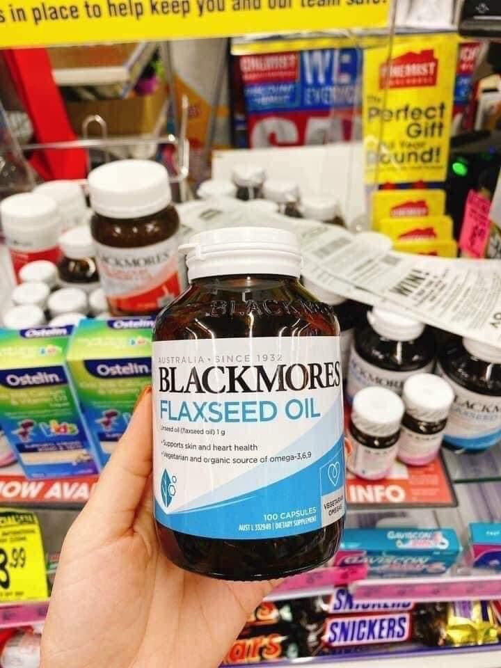 DẦU HẠT LANH BLACKMORES FLAXSEED OIL 1000mg OMEGA 369