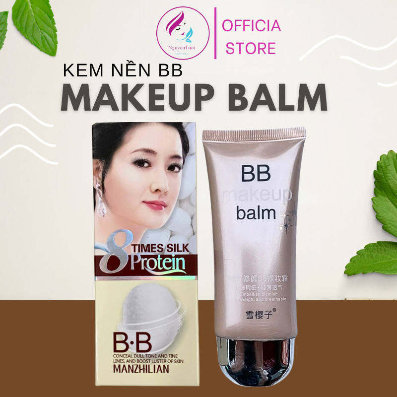 Kem nền che khuyết điểm, kem nền BB Makeup Balm che phủ tốt, kiểm soát dầu, bền màu