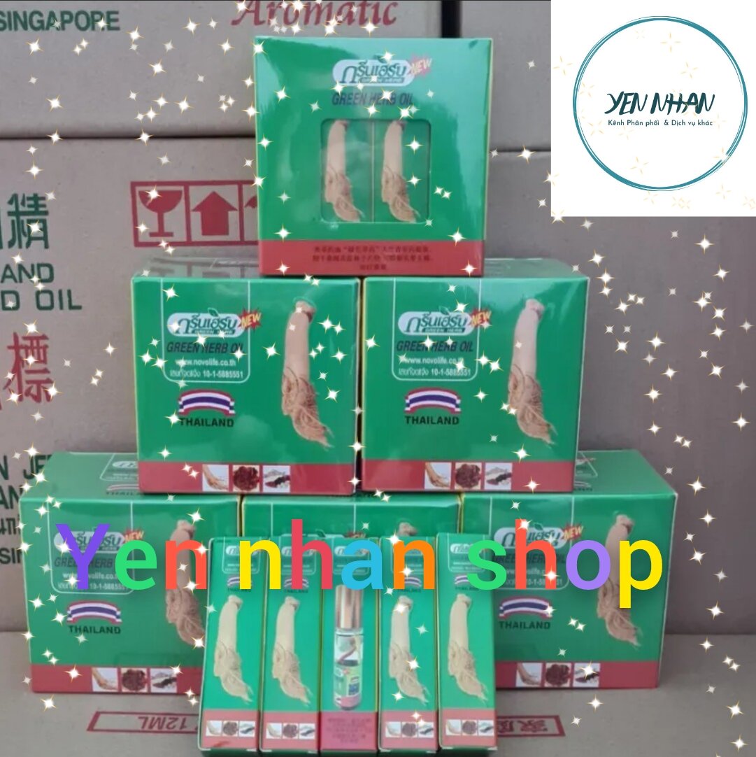 dầu lăn sâm thái lan 10ml (mẫu mới 2022) gảm đau nhứt chân tay