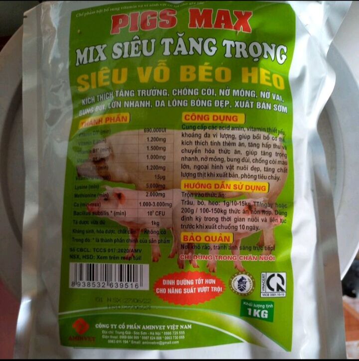 Siêu vỗ béo heo 1kg