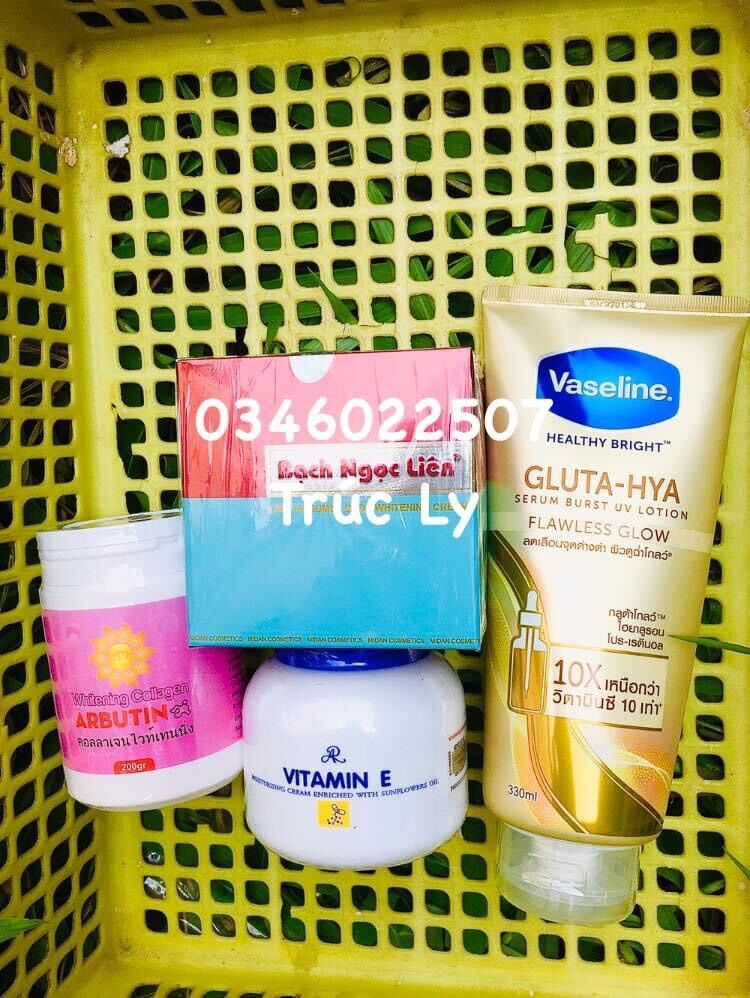 Combo Kem Bạch Ngọc Liên siêu trắng mềm mịn giữ ẩm