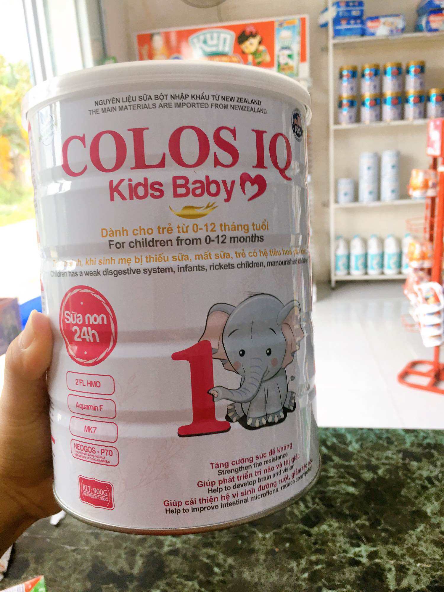 Sữa bột colos IQ dinh dưỡng cho trẻ từ 0-12 tháng tuổi