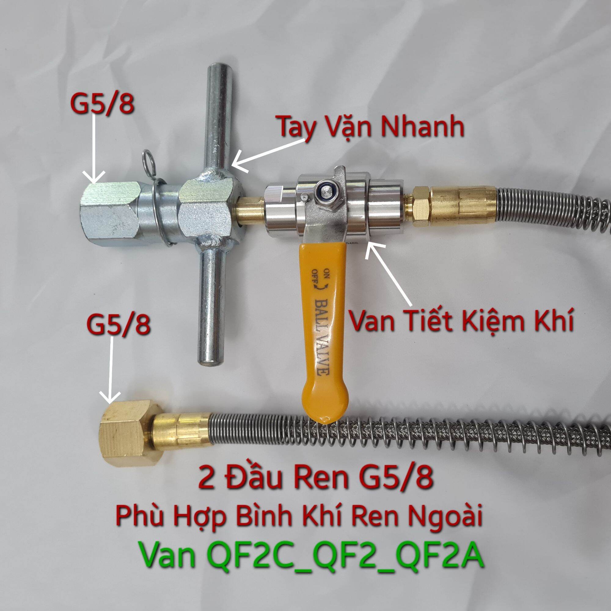 ( Dây chuyên dụng sang chiết khí...) Dây sang chiết khí áp lực cao_Dây sang chiết khí Oxy_Nito_Co2_Argon_Dây sang chiết khí từ bình to qua bình nhỏ
