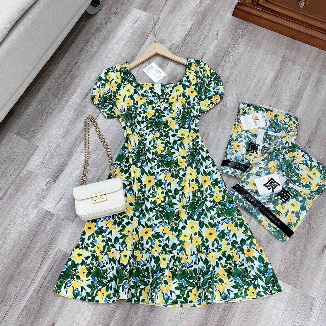 Đầm maxi đuôi cá đầm đi biển