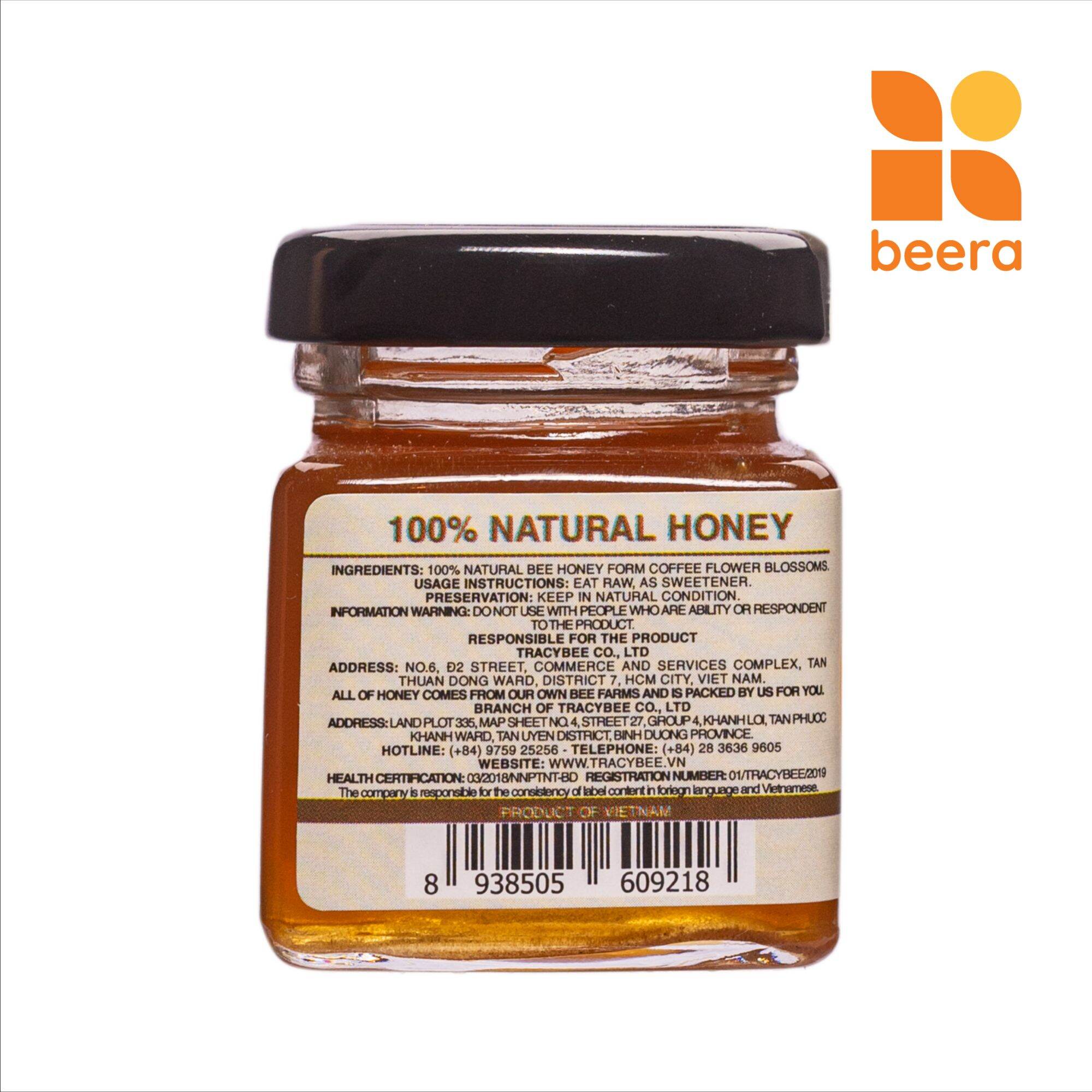 mật ong hoa cà phê Tracybee 50ml