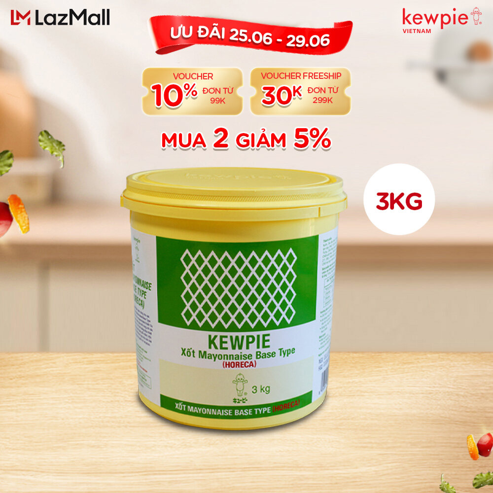 Xốt Mayonnaise Base Type (Horeca) - Kewpie (Xô 3kg)