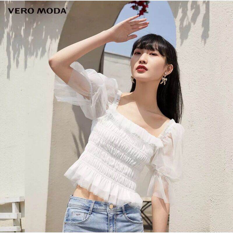 Áo ren lưới vero moda size M