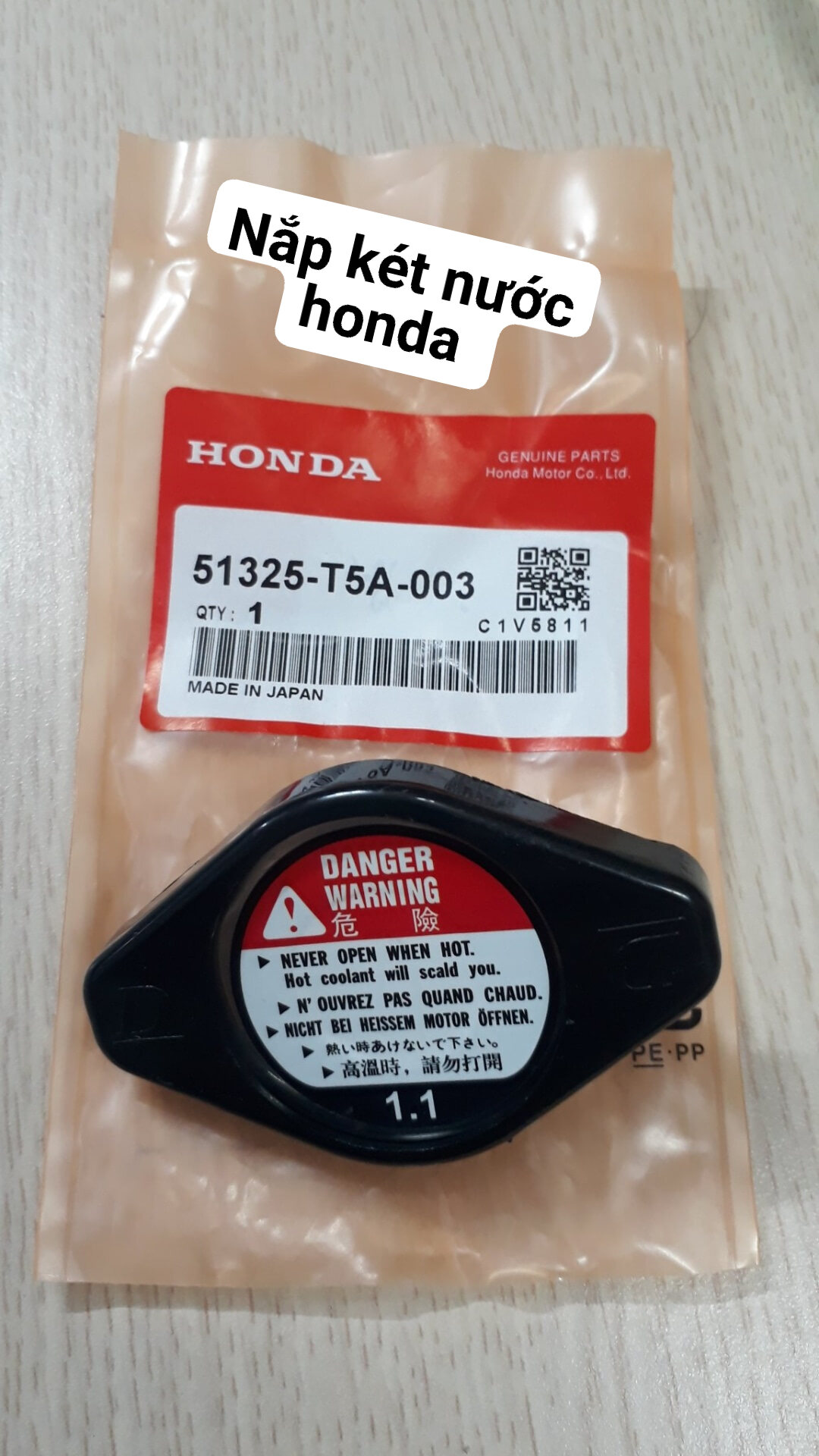 Nắp két nước honda civic 2006-2011,crv 2007-2012