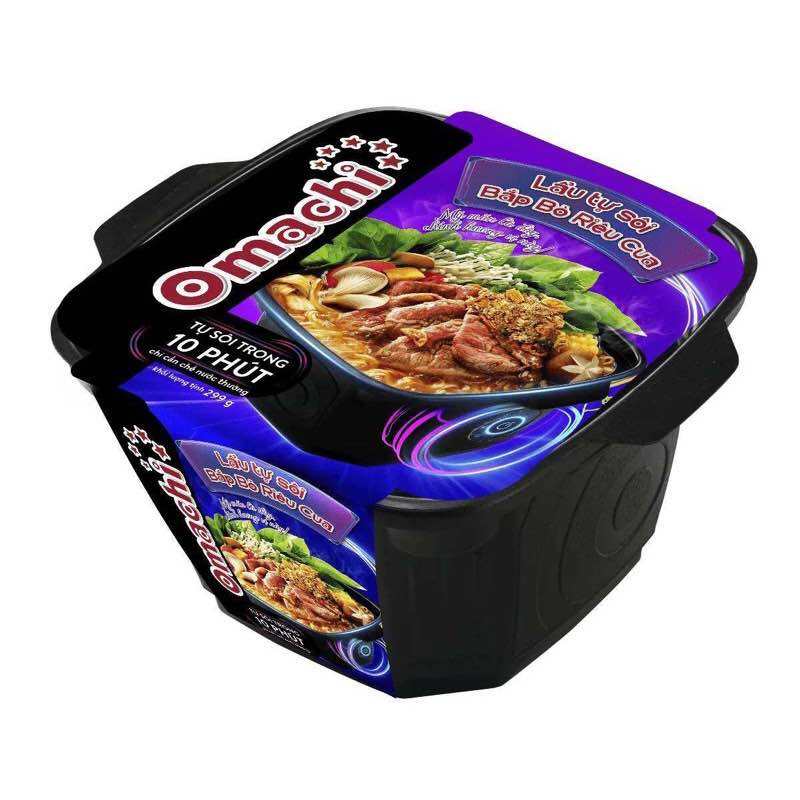 Lẩu Tự Sôi Omachi Bắp Bò Riêu Cua 276g