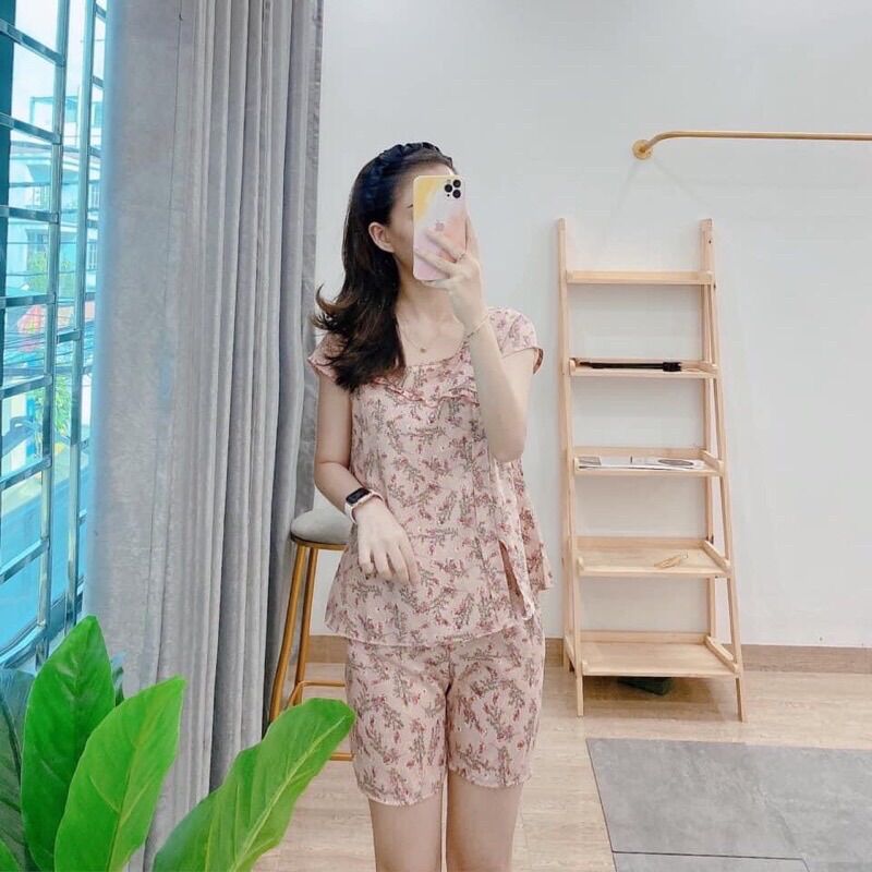 Đồ nữ mặc nhà, đồ bộ nữ nữ chất lanh lụa hàng quảng châu