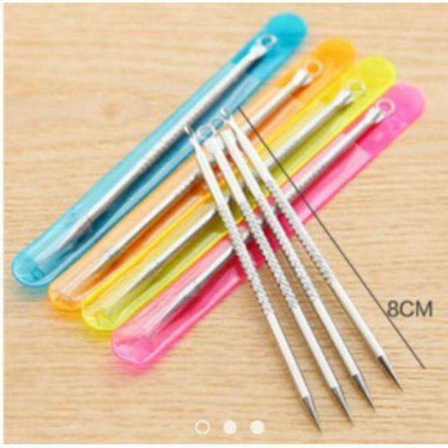 Compo 3 cây nặn mụn 2 đầu có túi bảo quản