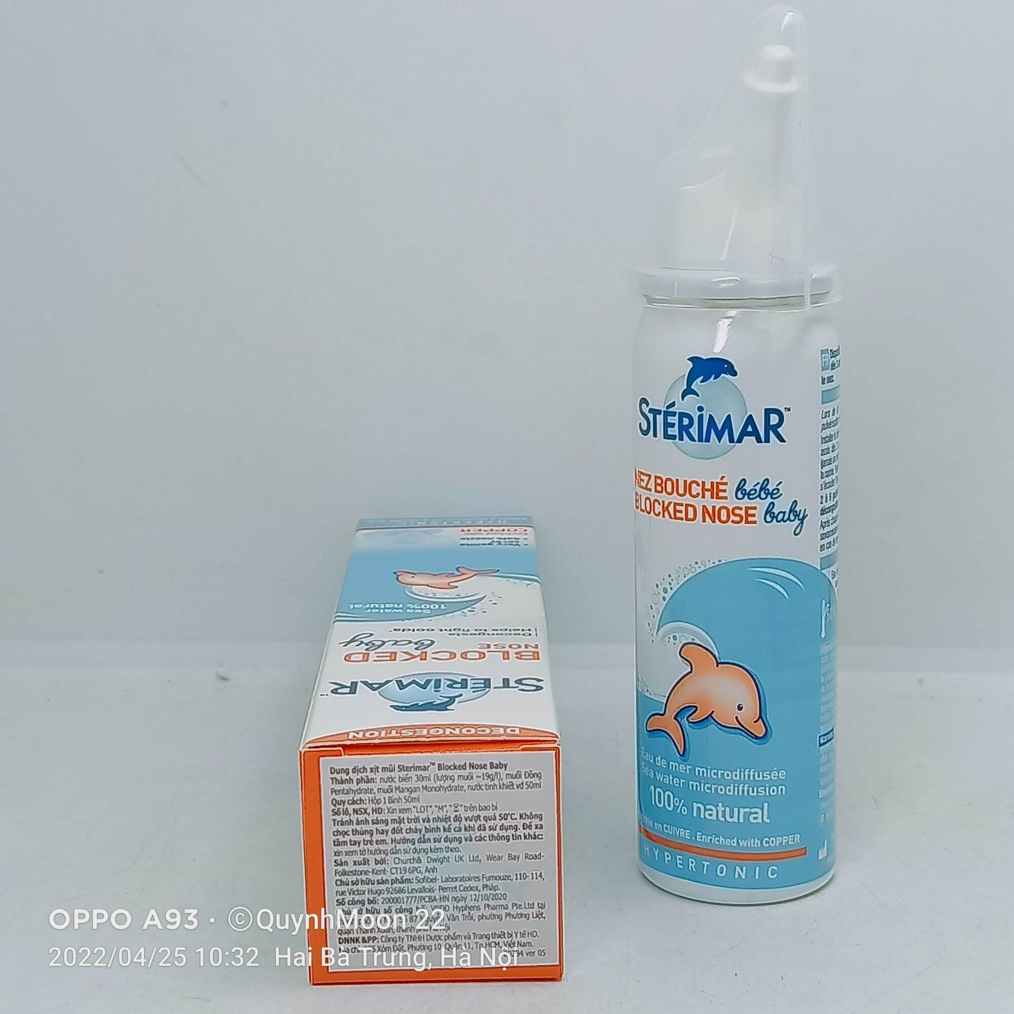 Sterimar  cá heo cam xịt mũi 50ml