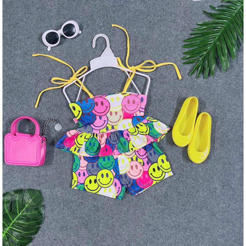 Set Bộ 2 Dây Quần Đùi Siêu Cưng Bé Gái