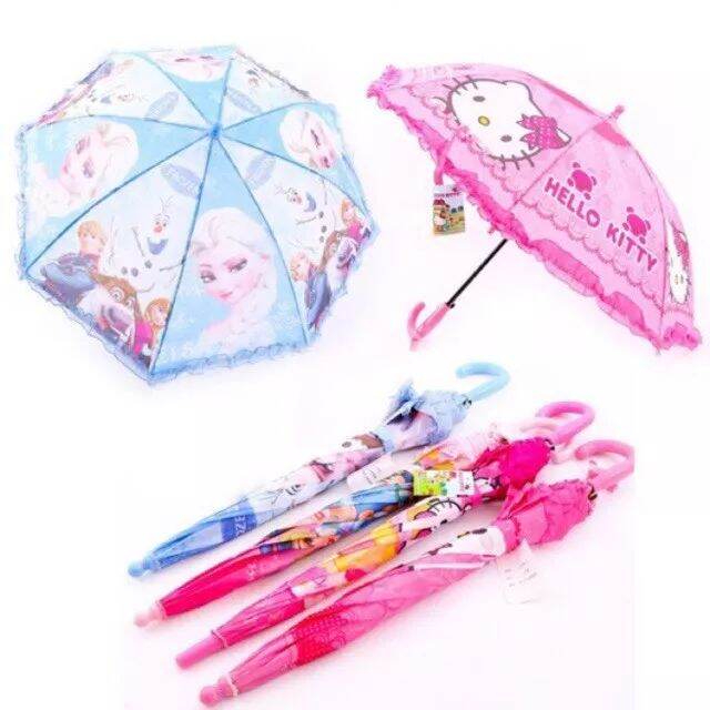 Ô dù cho bé gái hoạt hình Hello Kitty