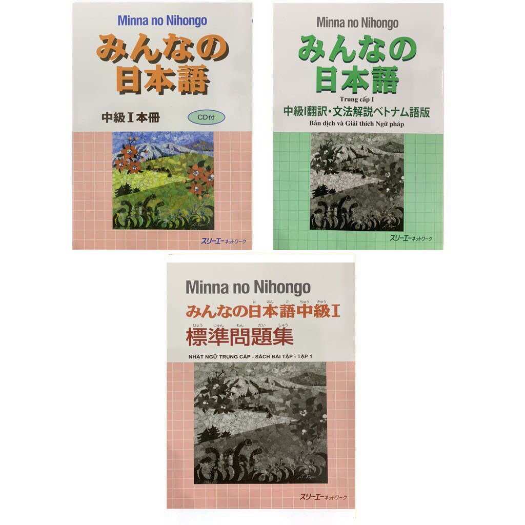 Sách: tiếng nhật - combo minna no nihongo nhật ngữ trung cấp 1 - trình độ n3