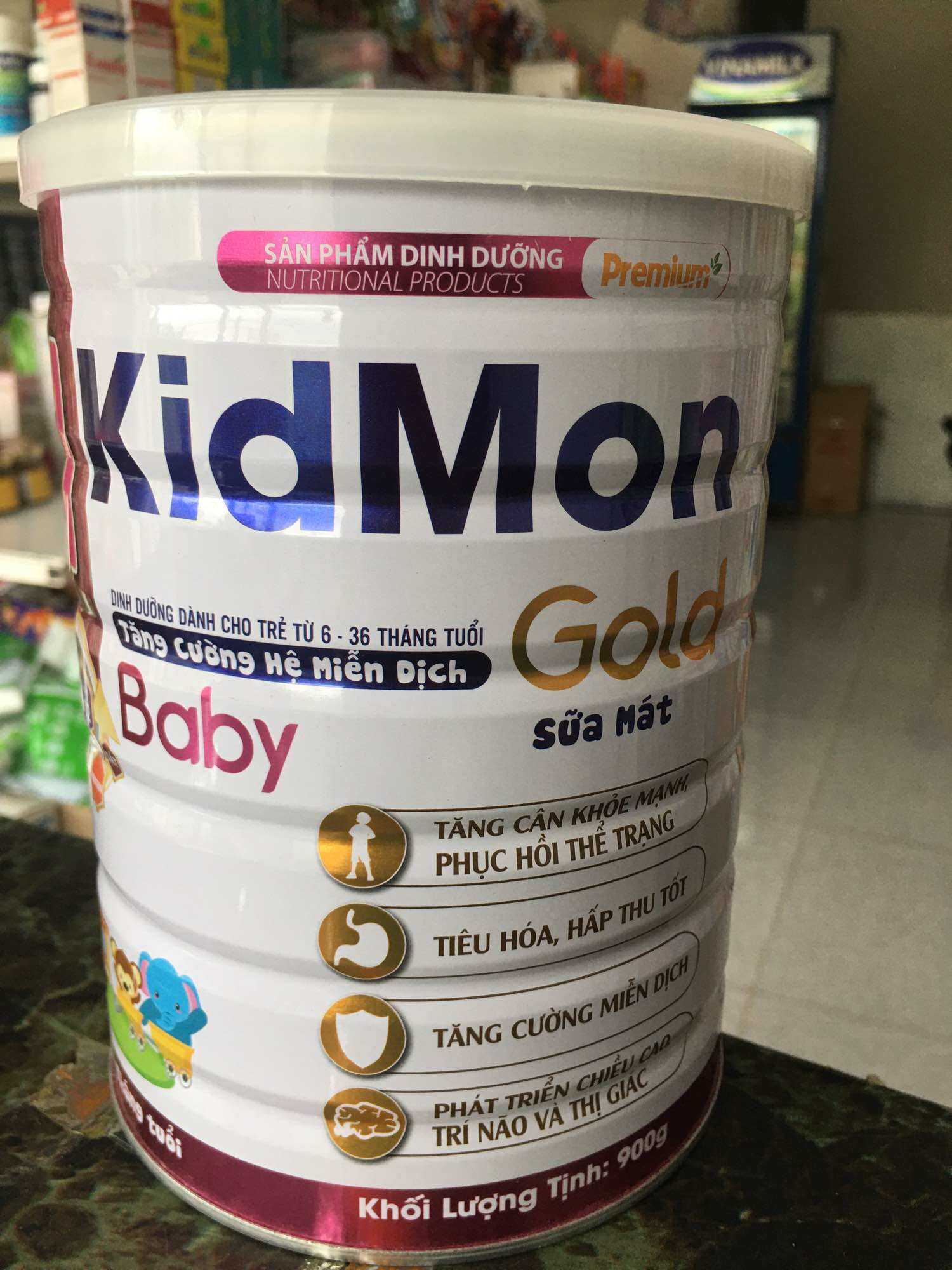 Sữa bột kidmon baby dinh dưỡng cho bé từ 6-36 tháng tuổi