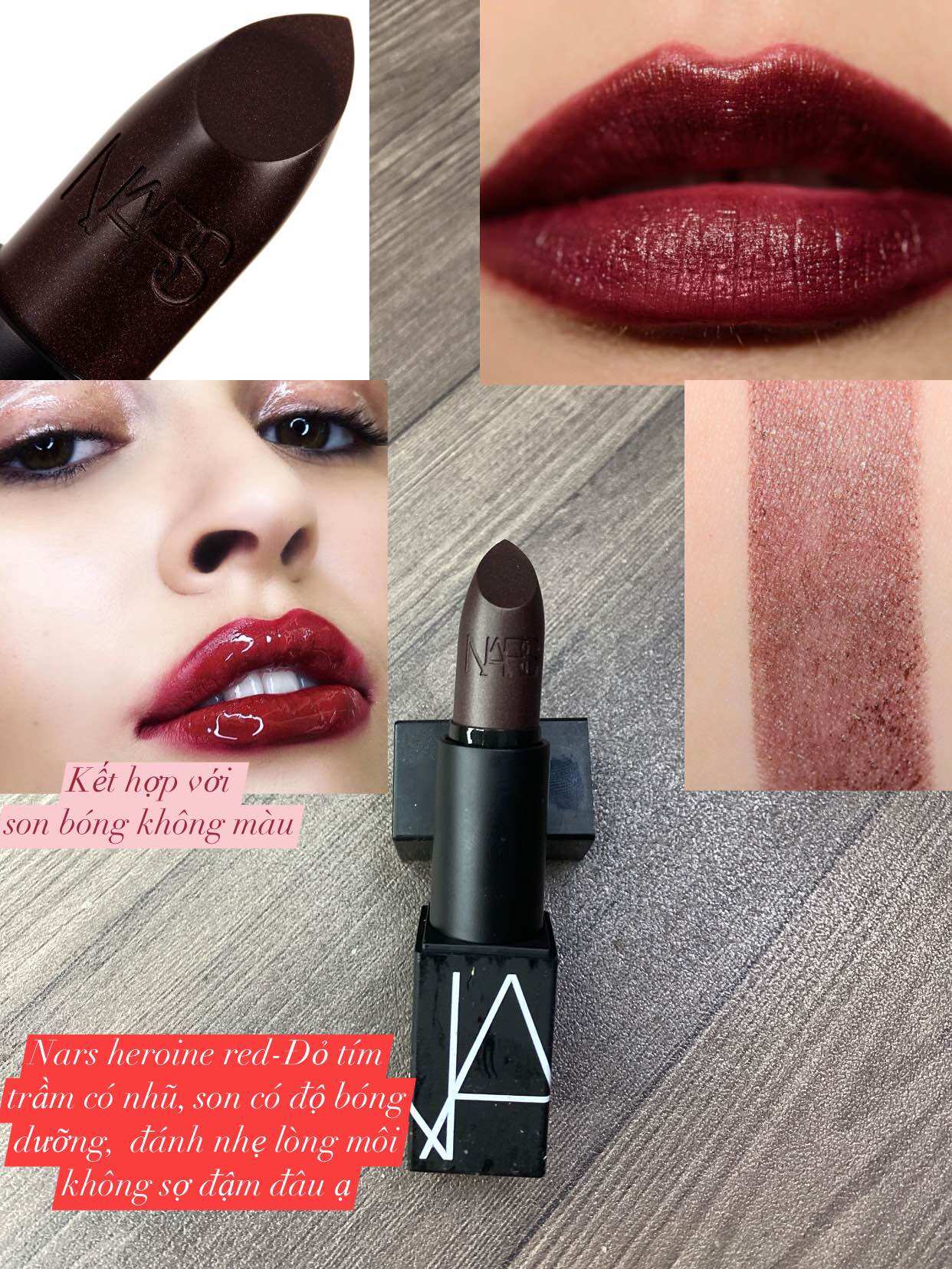 Son thỏi nars mềm mượt chuẩn màu 3.5g unbox