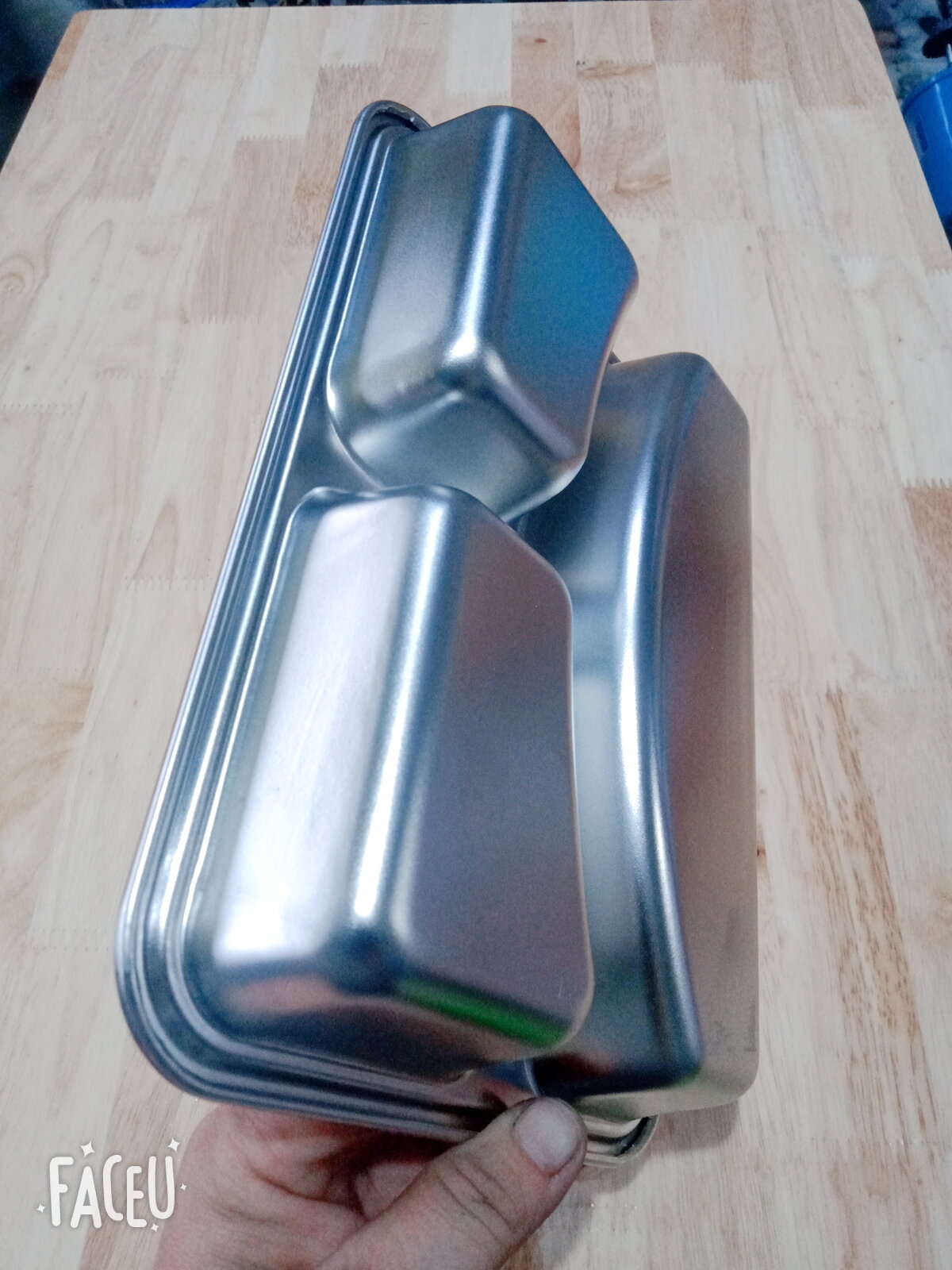 Khay cơm inox 3 ngăn dày Inox cao cấp