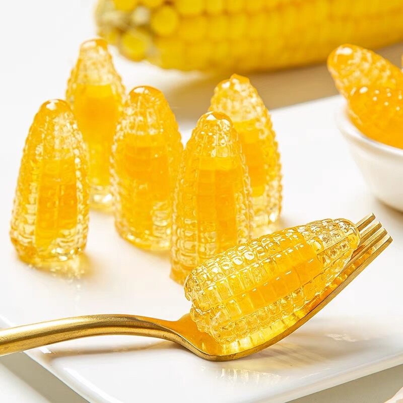 Kẹo bắp dẻo trong có nhân túi 400g