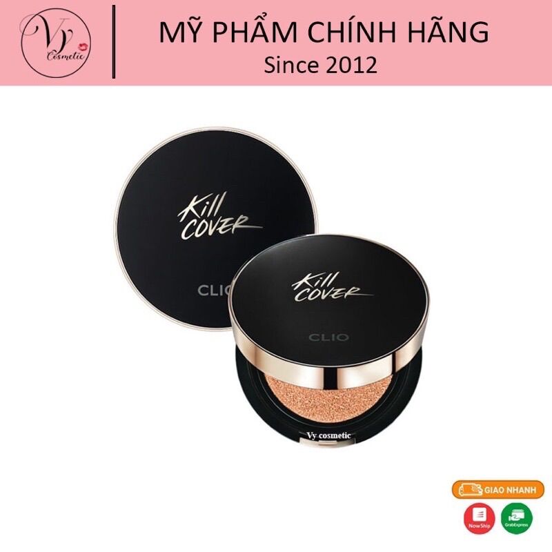 [Sét 2 lõi] Phấn nước CLIO Kill Cover Fixer Cushion Spf50+ Pa+++