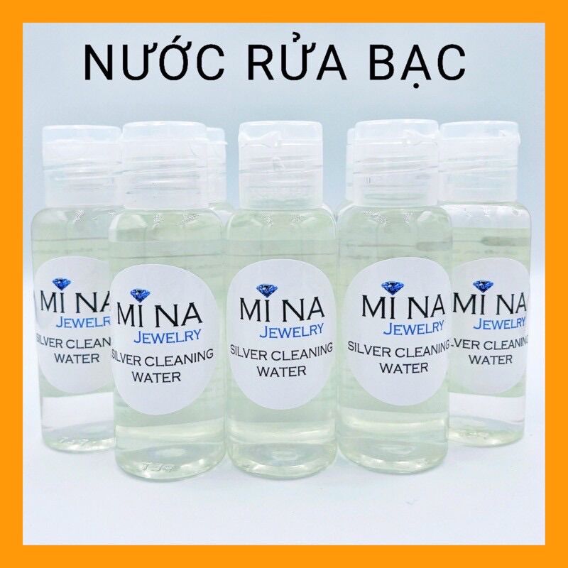 Nước rửa trang sức bạc , Nước rửa bạc 50ml - Mina Jewelry