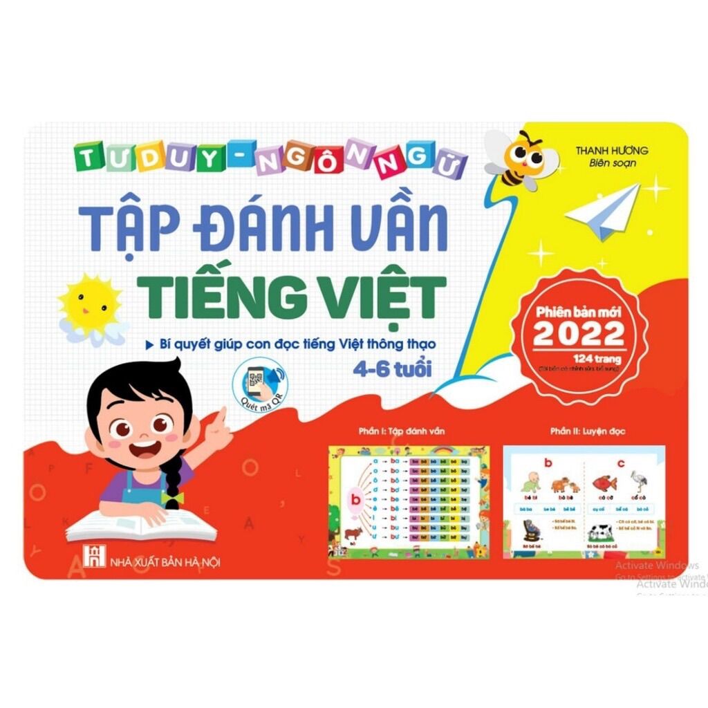 Tập Đánh Vần Tiếng Việt - Bí Quyết Giúp Con Đọc Tiếng Việt Thông Thạo 4-6 tuổi