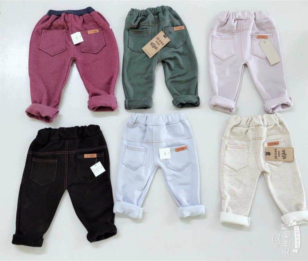 Quần nỉ giả kaki cho bé size 7-17kg