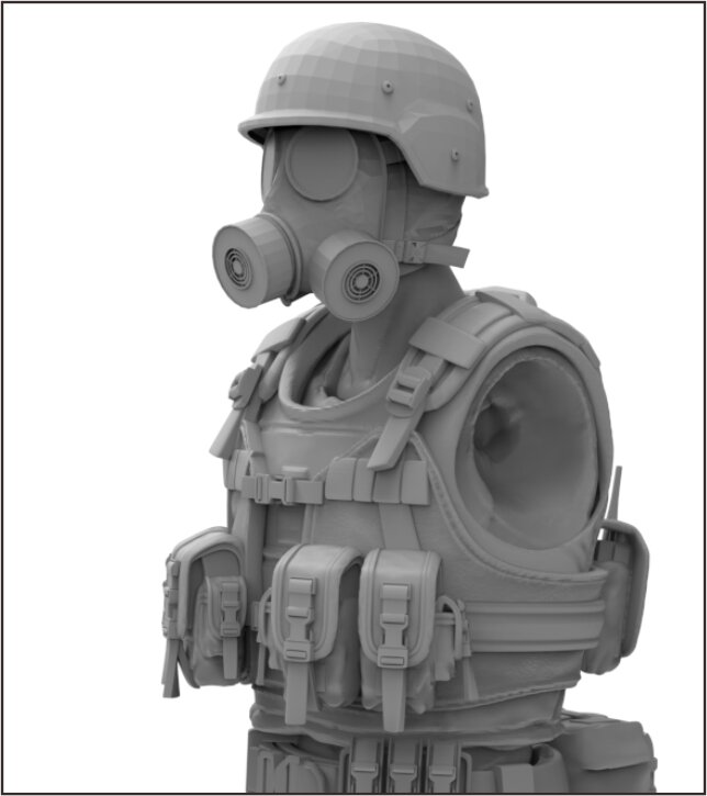 Arvin Green Valley Acid Rain BBI Special 1:18 Biohazard Hank Hunk Đồ Chơi Sưu Tập Có Thể Điều Chỉnh 