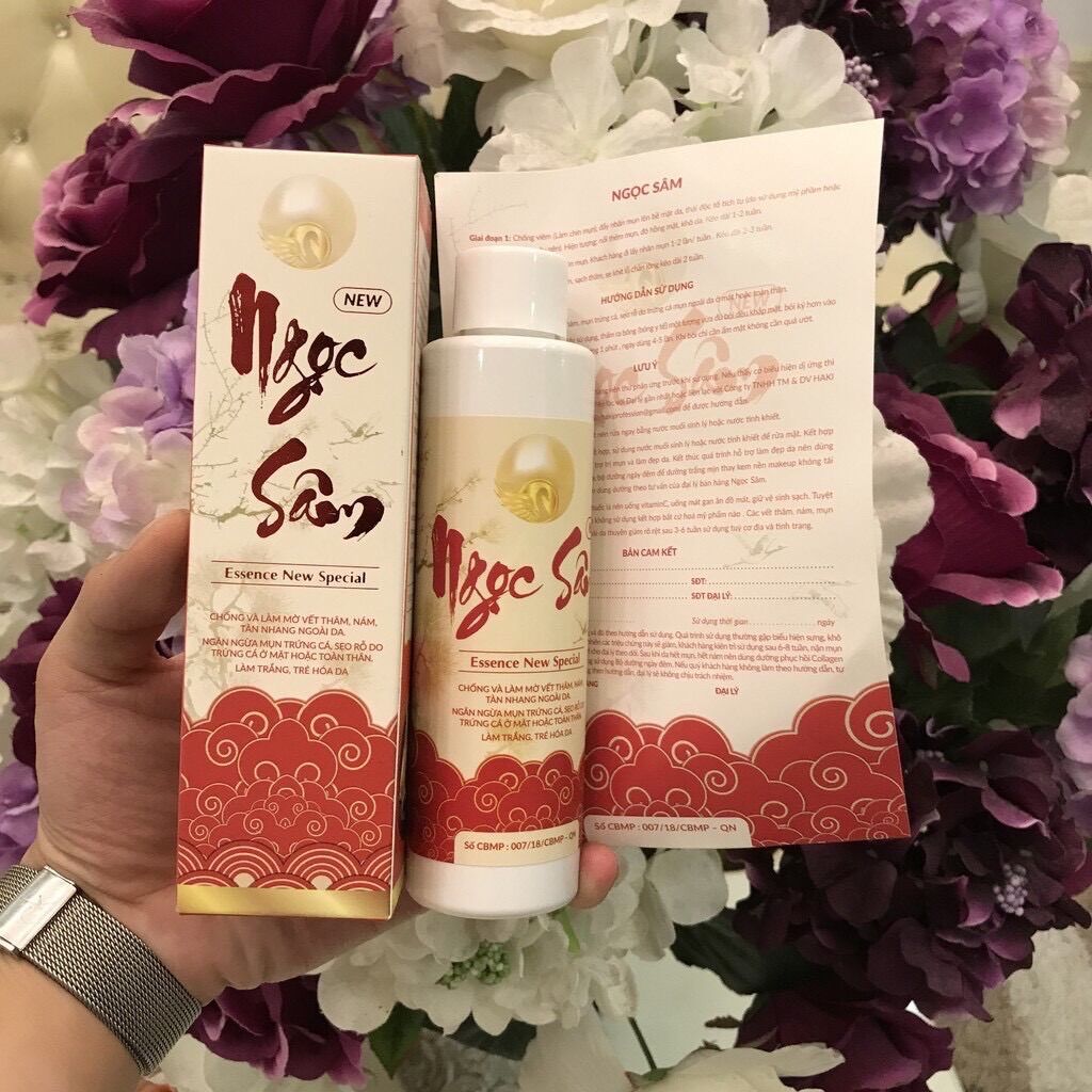 Ngọc Sâm Ngừa Mụn Trắng Da 150 ml