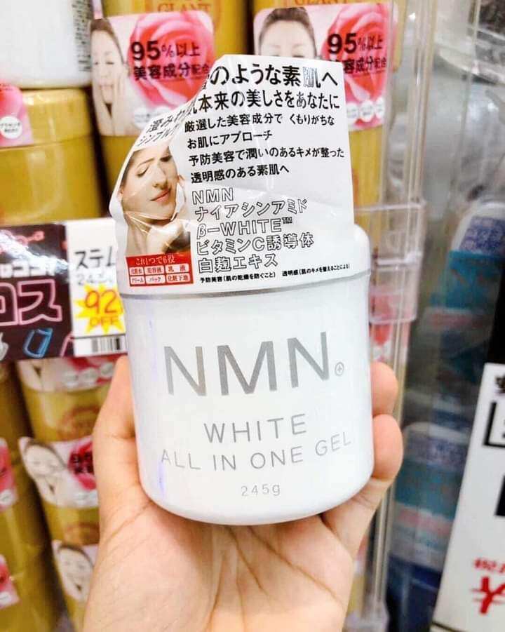 Gel dưỡng trắng và phục hồi NMN White All in one Nội địa Nhật 245g