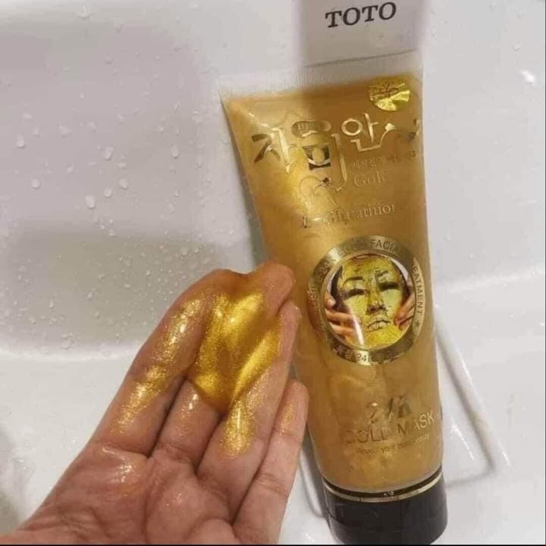Mặt nạ vàng 24k gold mask
