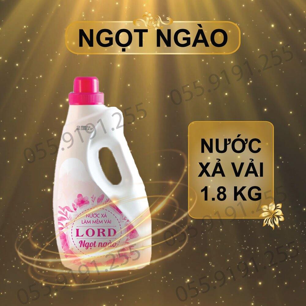 Nước xả vải Lord hương ngọt ngào 1,8kg