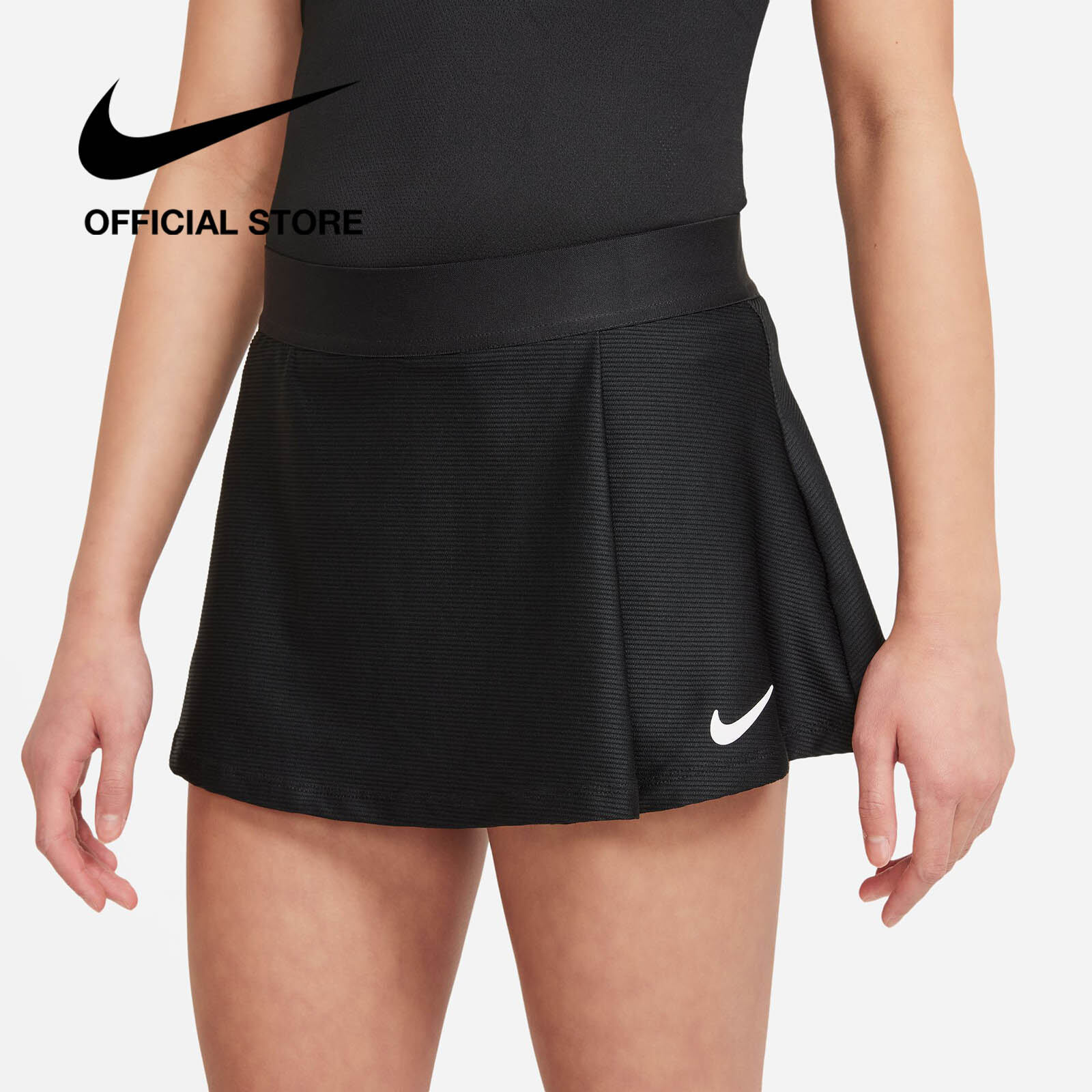 [VOUCHER ĐẾN 35% + MUA 2 GIẢM 5%] Chân váy Bé gái NikeCourt Dri-FIT Victory Big Kids' (Girls') Tennis Skirt - BLACK