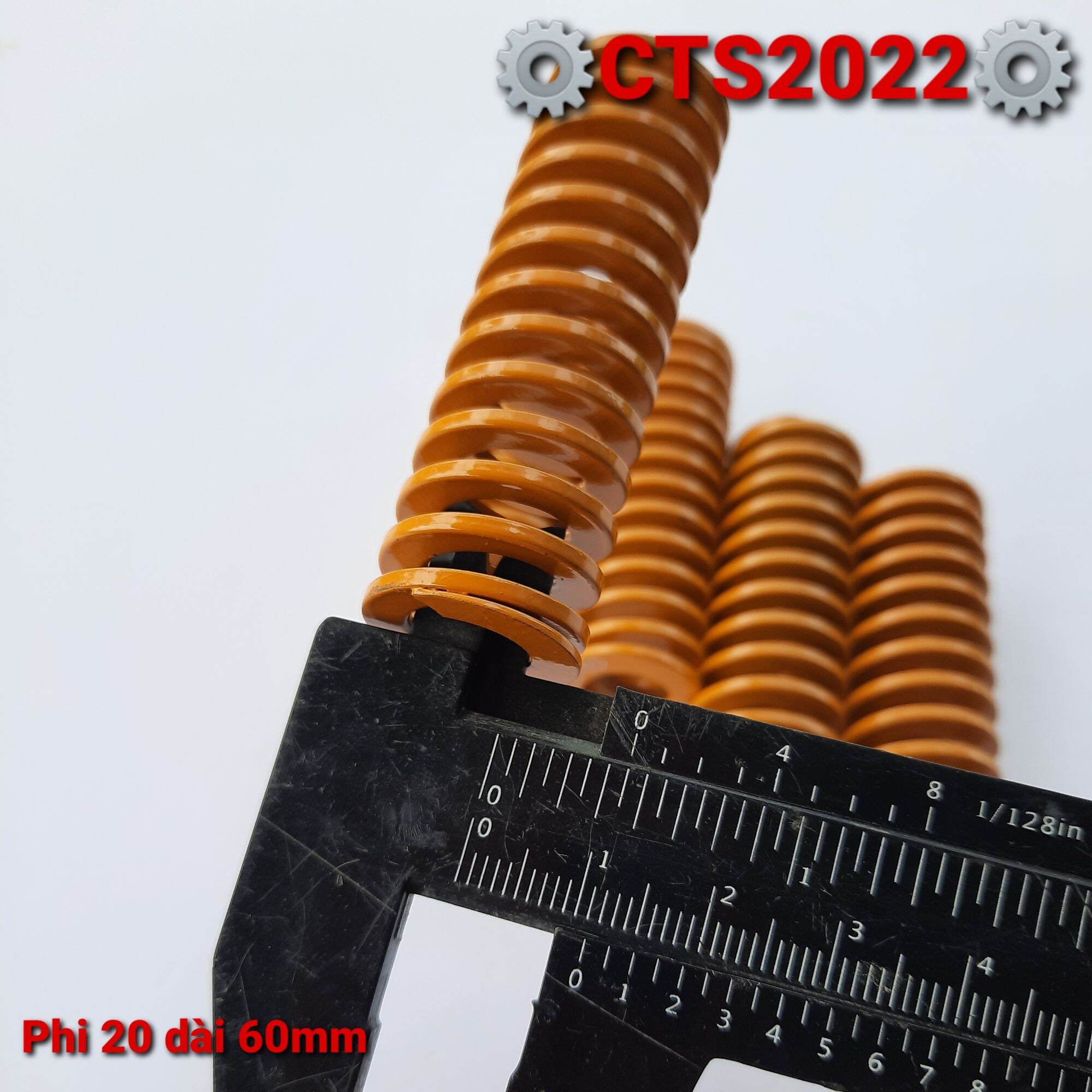 Lò xo nén chuyên dụng phi 20 dài 60mm