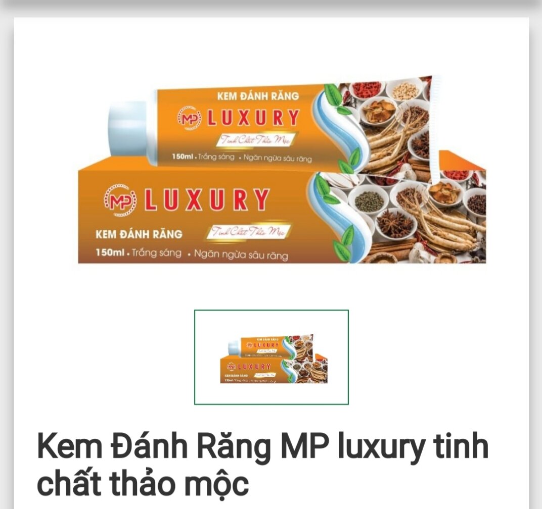 (HCM)Kem Đánh răng Thảo Mộc