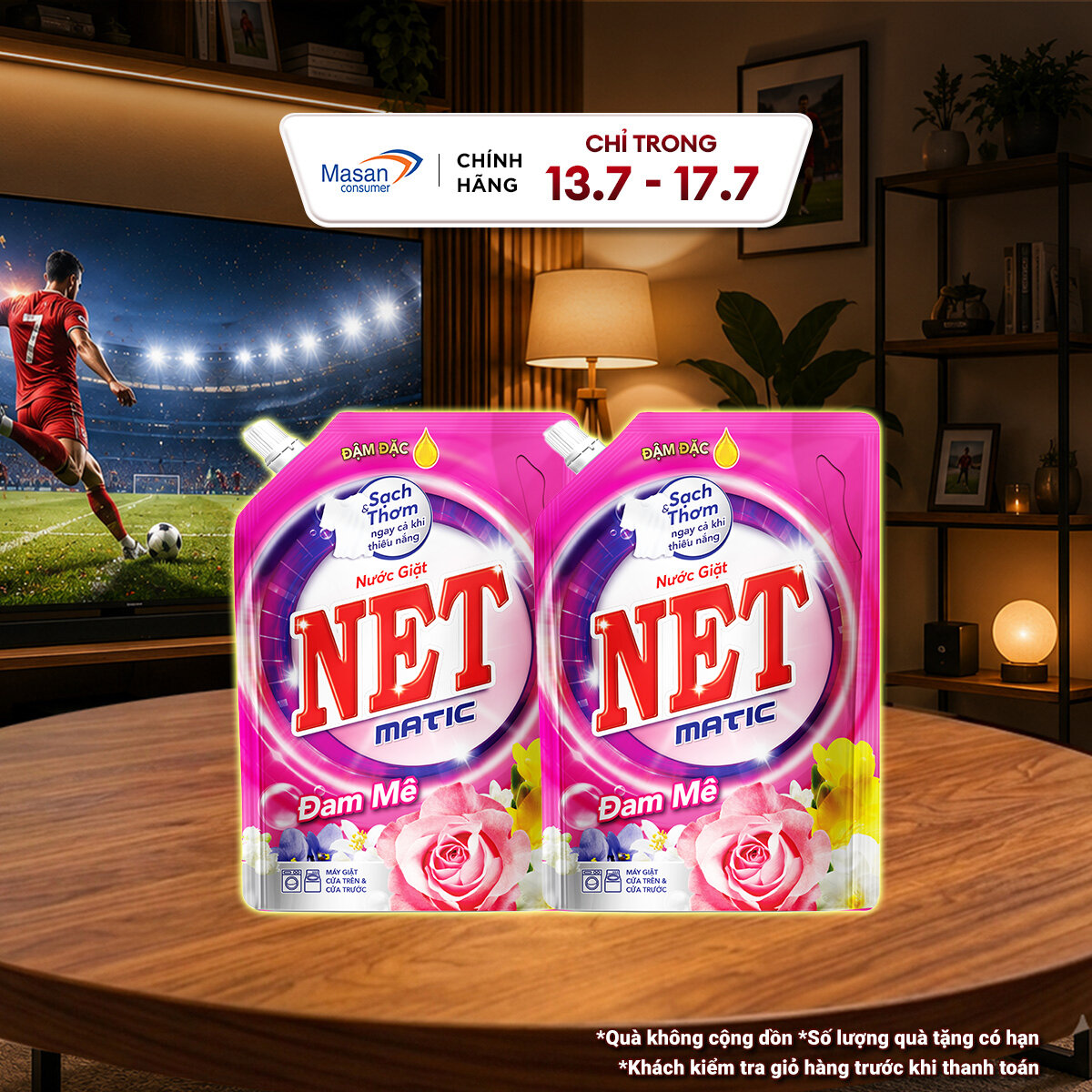 [Chọn loại] Combo 2 Nước giặt NET Matic túi x 3kg