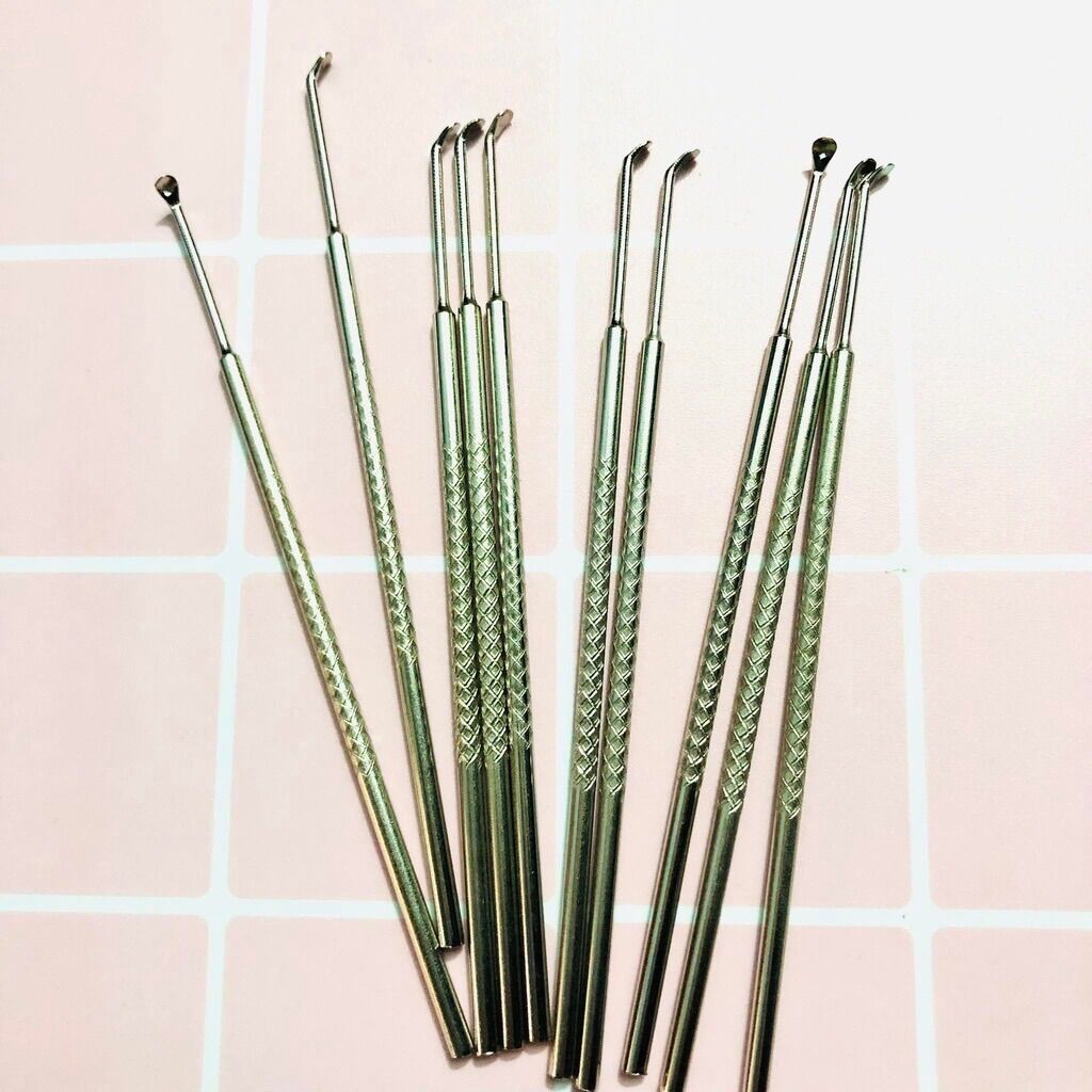 Cây móc lỗ tai inox, móc ráy tai loại tốt lẻ 1 cây