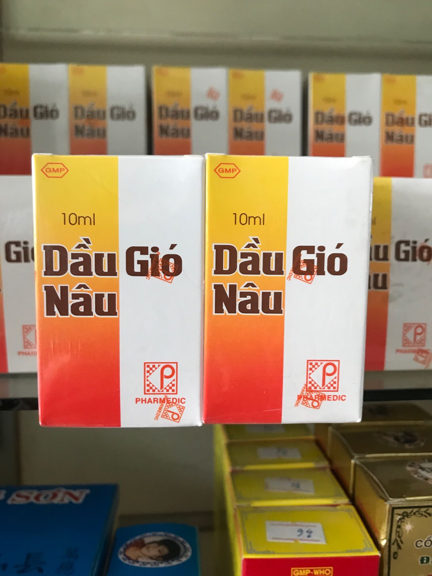 Dầu gió nâu chai 10ml