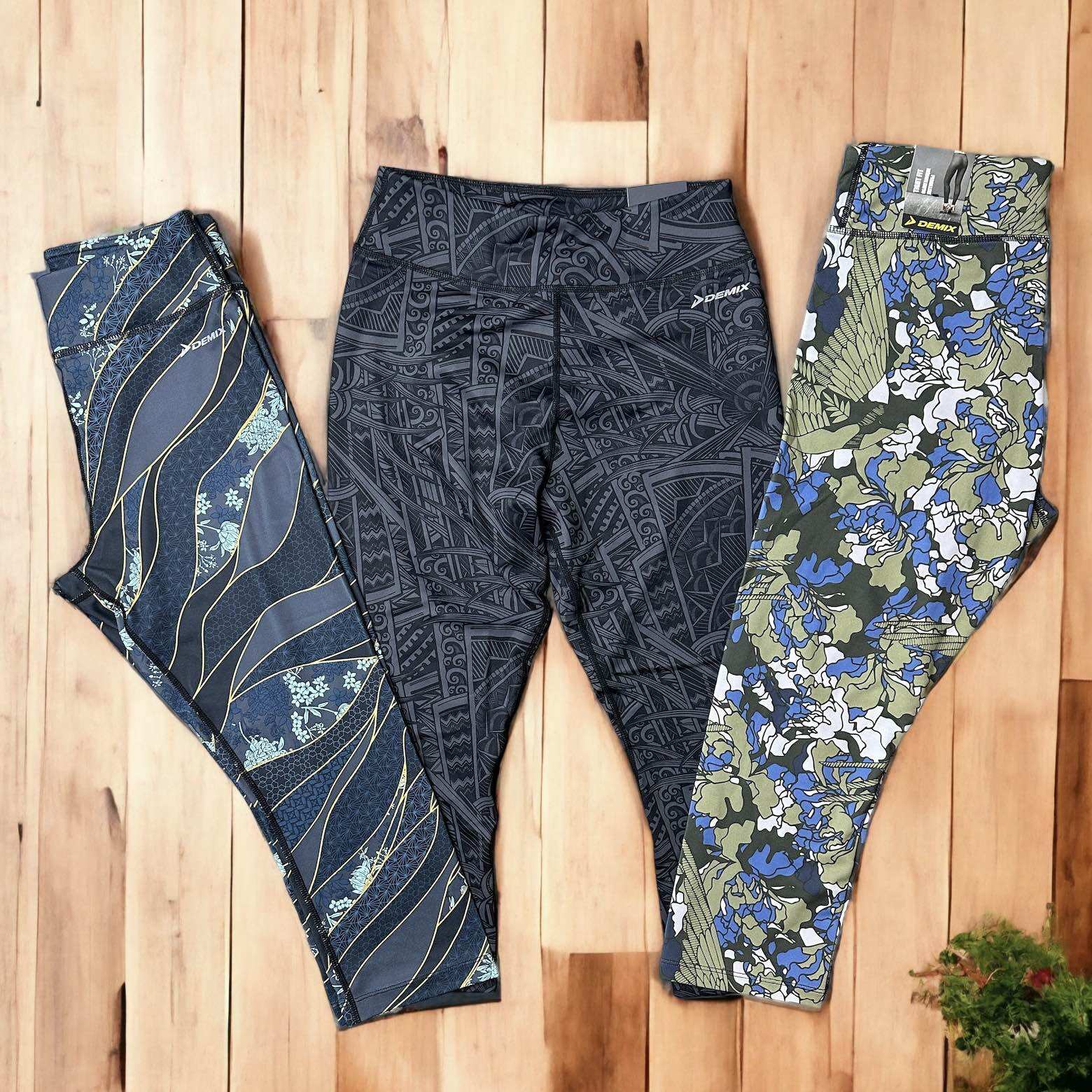Quần legging lửng nữ Demix xuất dư xịn