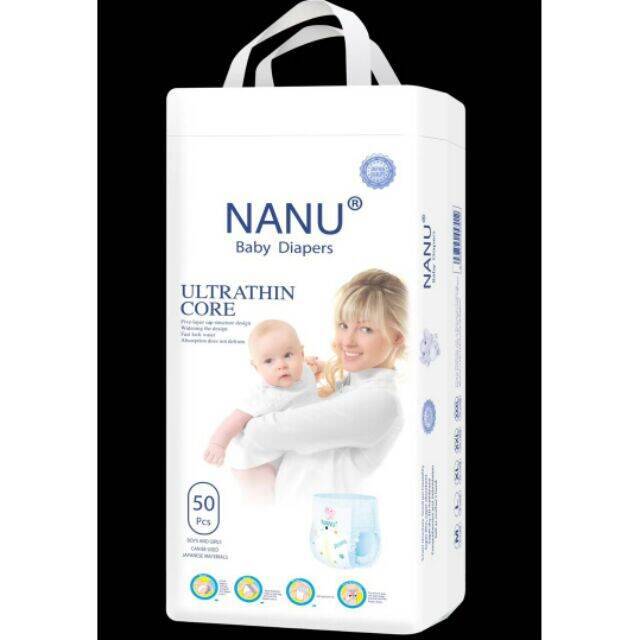 [Free ship] bỉm tã quần NANU XL50  (12-17kg)