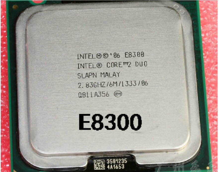Chip cpu core 2 e8300 socket 775