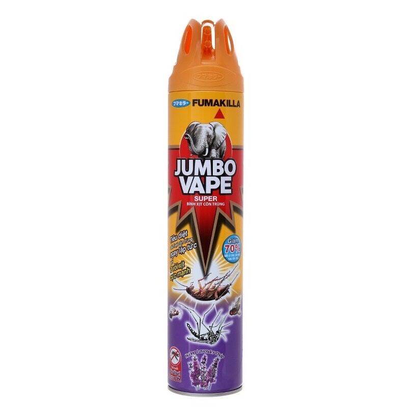 Xịt côn trùng JUMBO hương Lavender 600ml(thương hiệu nhật bản)