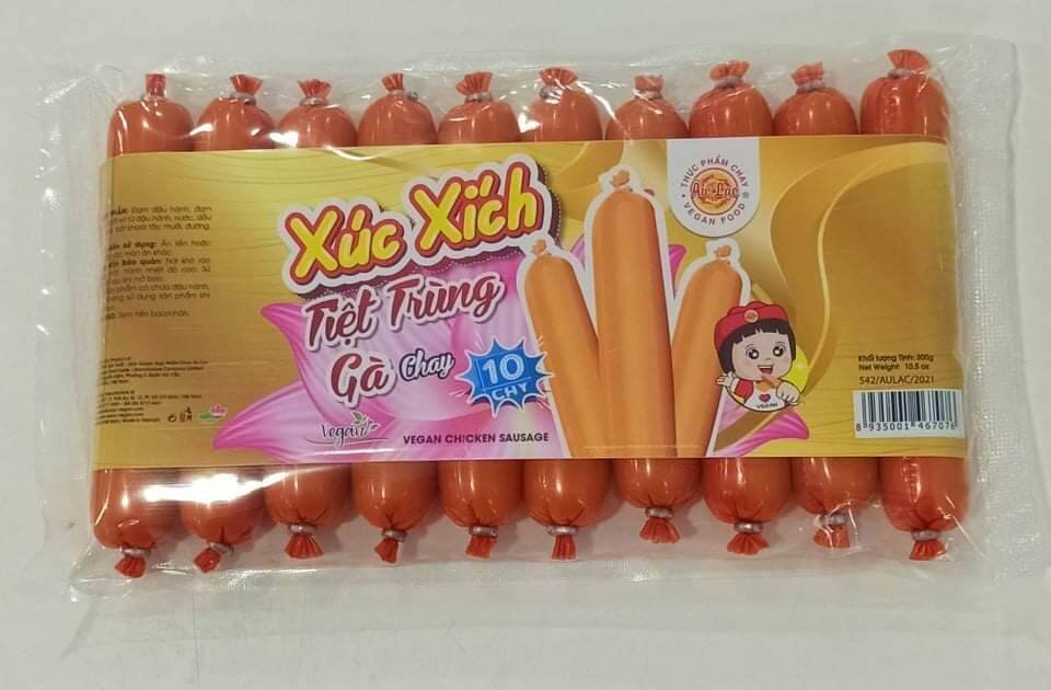 Xúc Xích Chay Âu Lạc 10 Cây (Ăn Liền)
