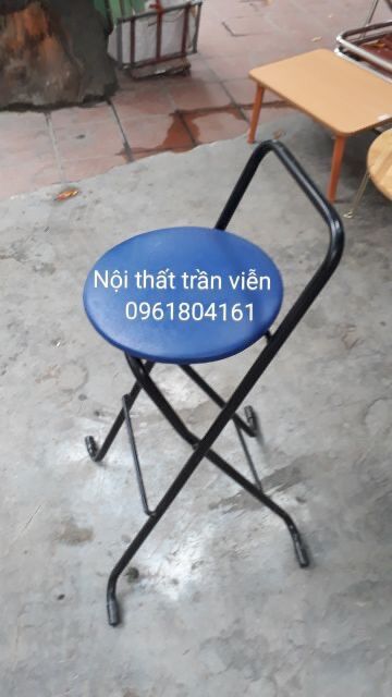 Ghế quầy bar hoà phát gấp gọn cao 70cm