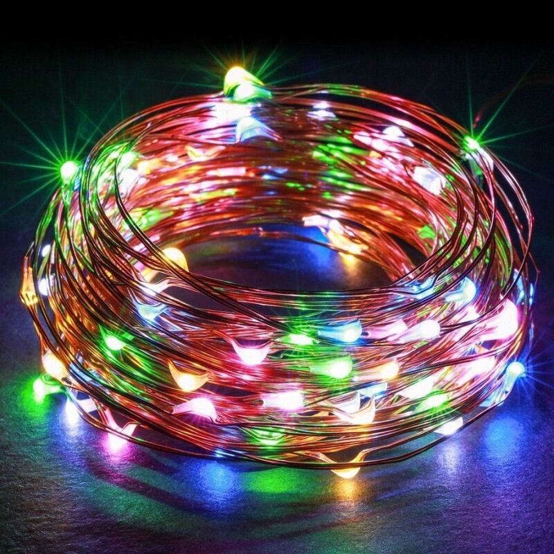 Dây đèn Led dùng pin AA fairylight ,dây đèn đom đóm 2 mét
