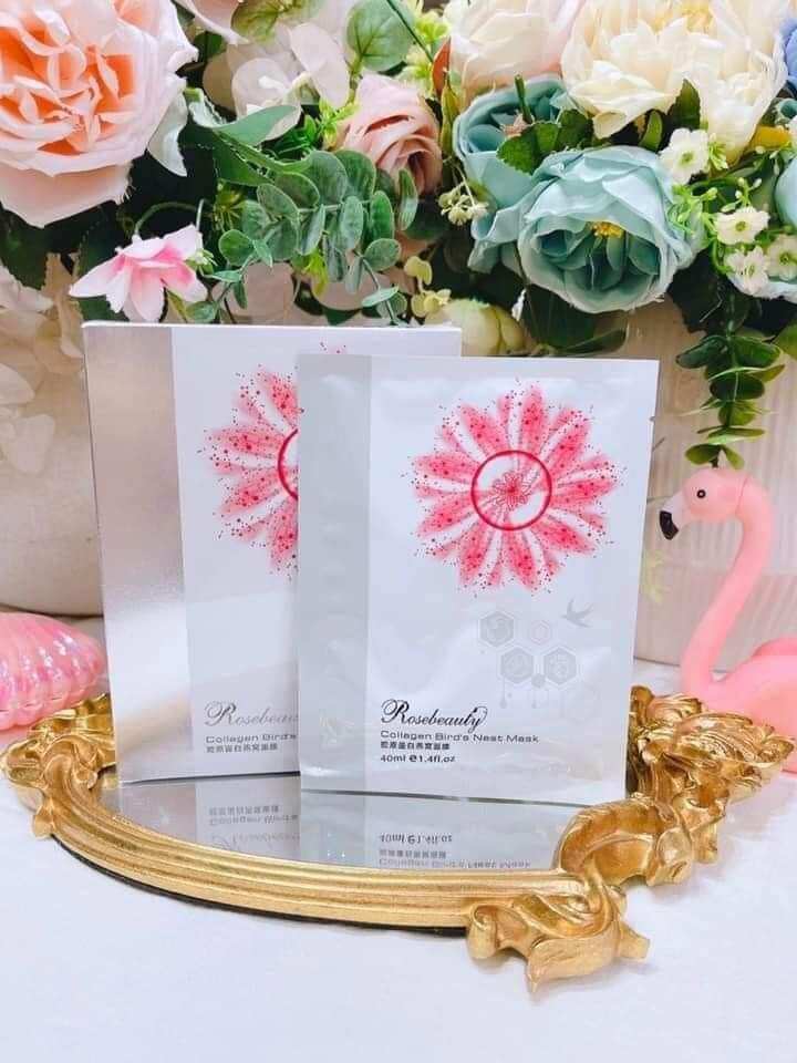 Hộp 10 Miếng Mặt Nạ Yến Tươi Collagen