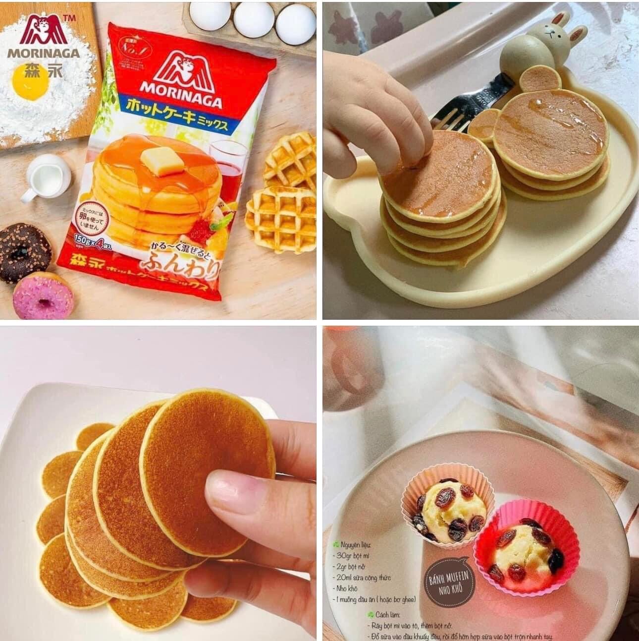 Bột làm bánh pancake Morinaga Nhật Bản