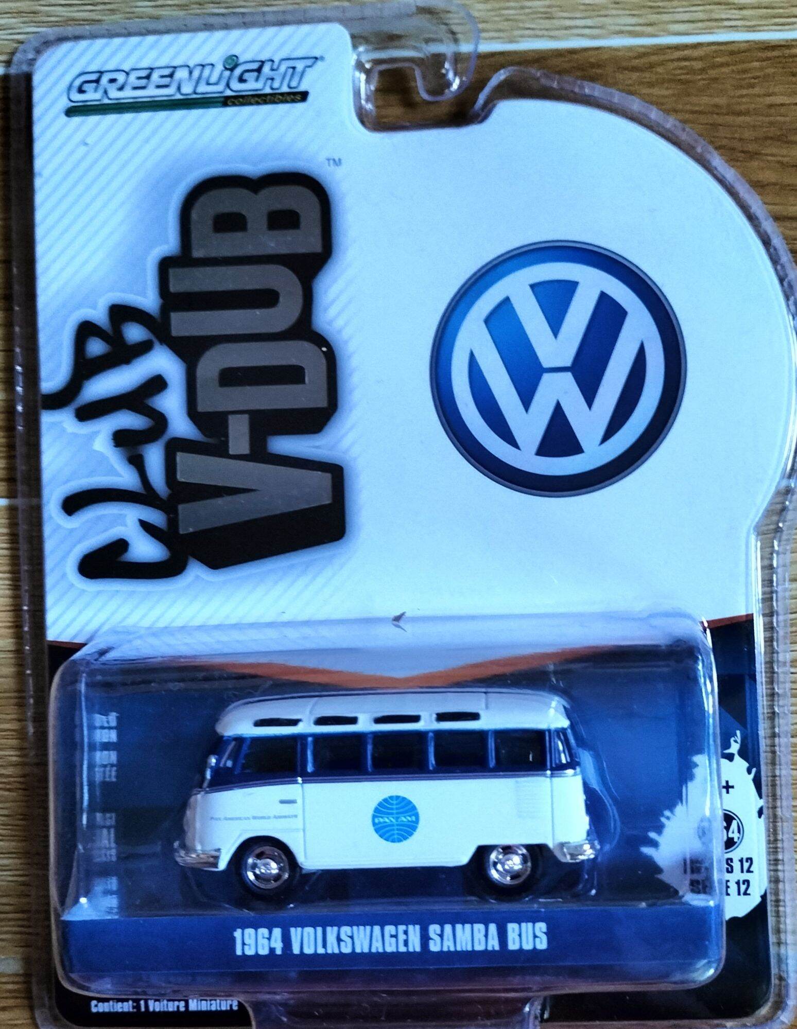 Xe mô hình greenlight v-dub:1964 Volkswagen samba bus