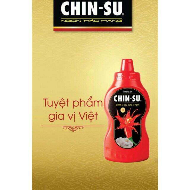 1 lốc 8 chai tương ớt chinsu loại 250G/1 chai siêu -ngon