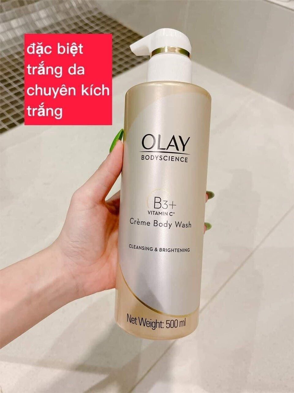 Sữa tắm trắng da olay vitamin c 500ml thái lan